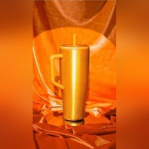 Brumate Showtime 40oz Era Orange Glitter Tumbler with Straw NWT!
